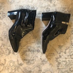 A.Testoni patent leather boots